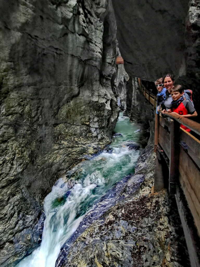 Die Liechtensteinklamm Wanderung ist sehr beeindruckend!