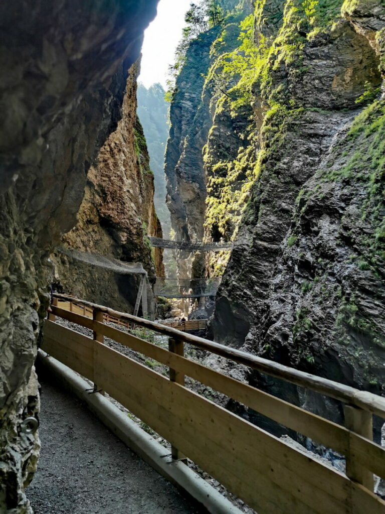 Liechtensteinklamm - bis zu 300 Meter tief aus dem Felsen gewaschen