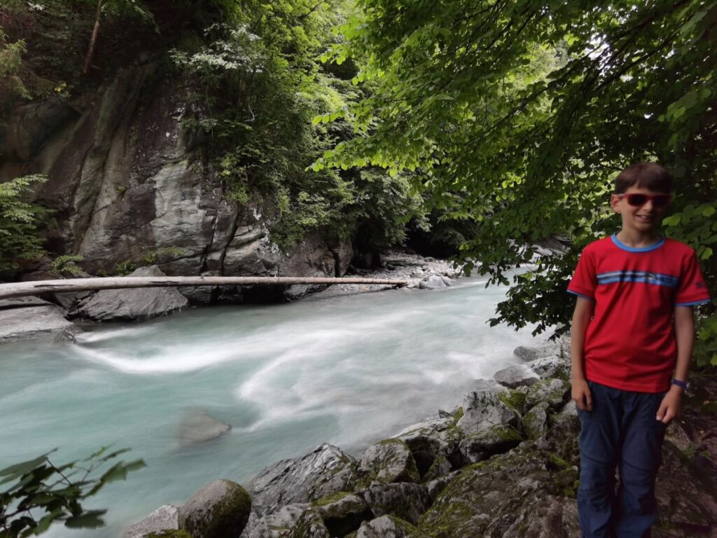 Türkisgrüne Klamm in Österreich - die Sillschlucht