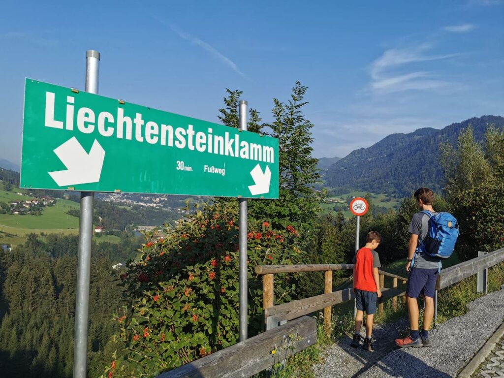 Liechtensteinklamm Wanderung - die komplette Beschreibung und viele Bilder