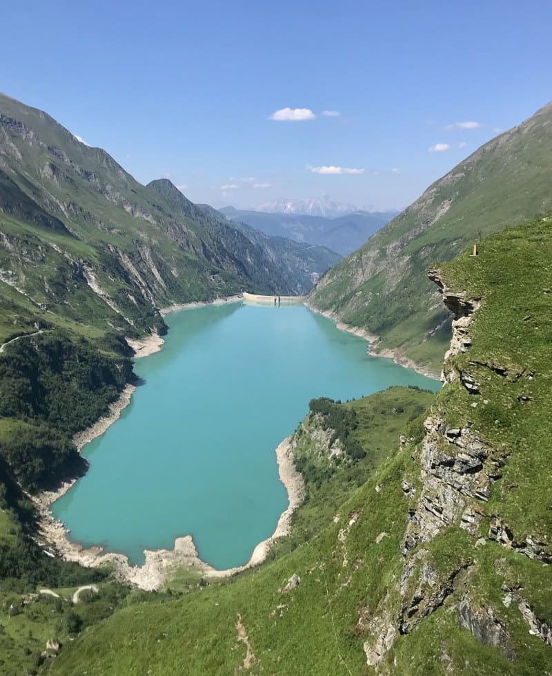 Salzburg Sehenswürdigkeiten - die Kaprun Stauseen in den Hohen Tauern