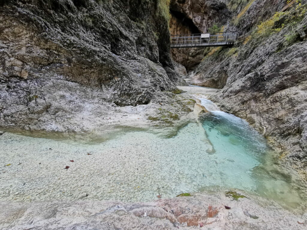 Naturdenkmäler Deutschland - die Almbachklamm in den Berchtesgadener Alpen