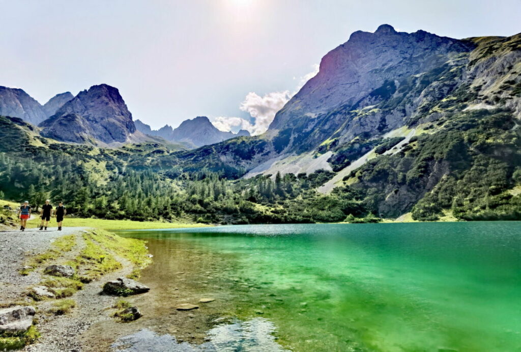 Für mich schön wie die Naturdenkmäler Österreich - der Seebensee mit der Mieminger Kette