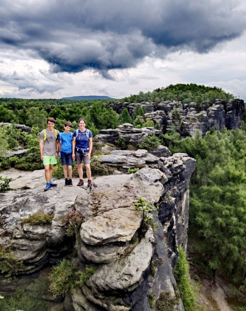 Naturdenkmal Tschechien in der Böhmischen Schweiz; Die Tyssaer Wände