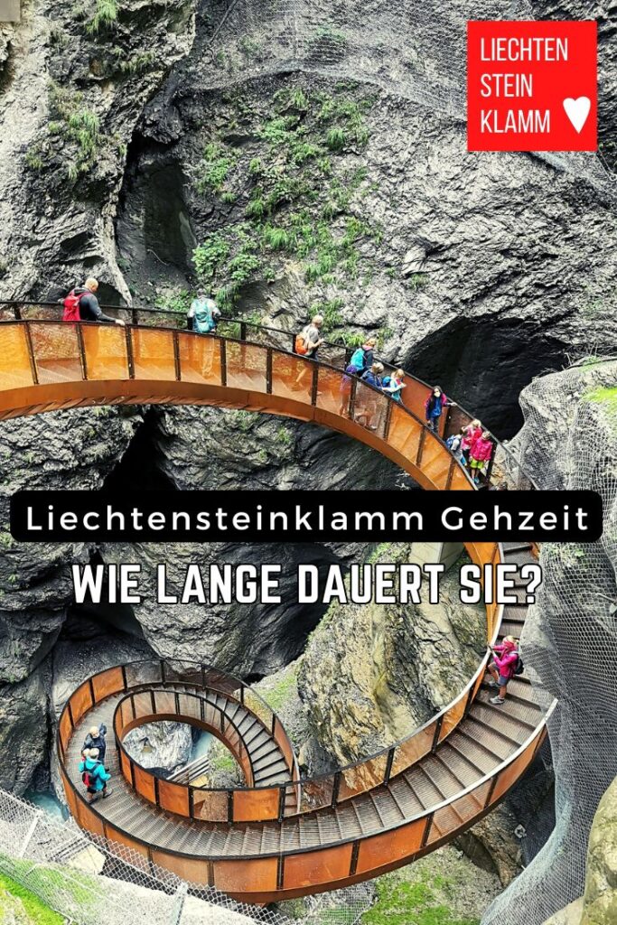 Liechtensteinklamm Gehzeit