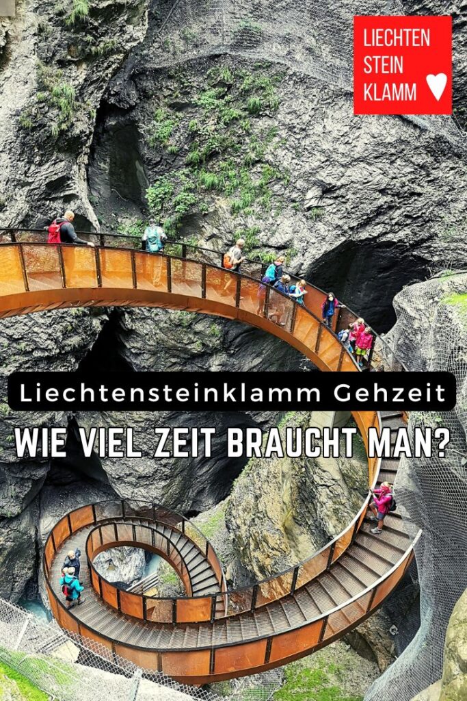 Liechtensteinklamm Gehzeit
